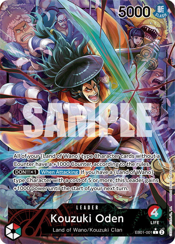 Kouzuki Oden (Alternate Art) EB01-001_p1 One Piece TCG