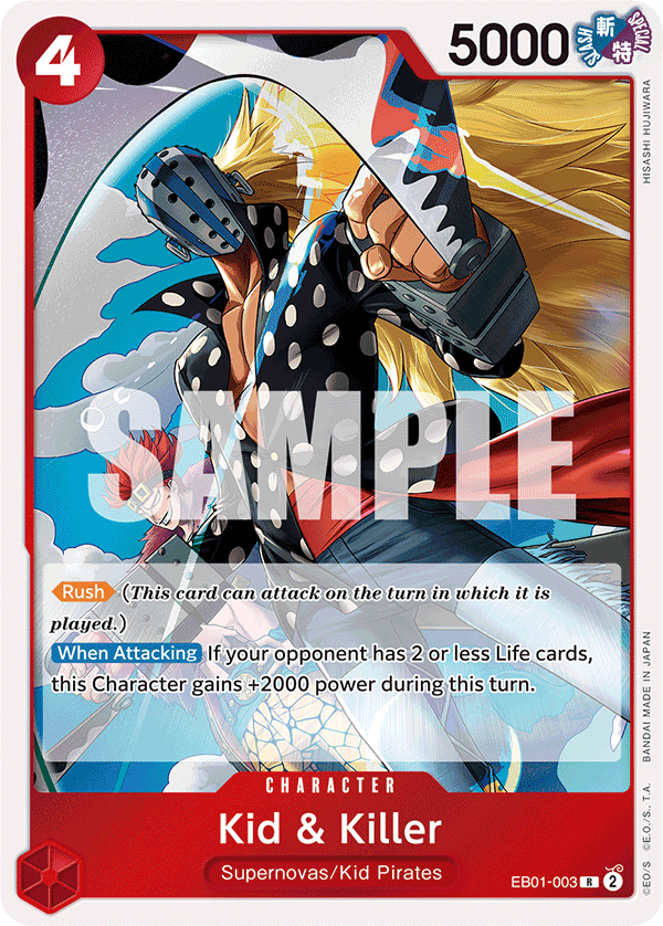 Kid & Killer EB01-003 One Piece TCG