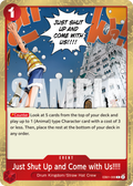 Just Shut Up and Come with Us!!!! (Pirate Foil) EB01-009_p1 One Piece TCG