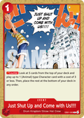 Just Shut Up and Come with Us!!!! (Reprint) EB01-009_r1 One Piece TCG
