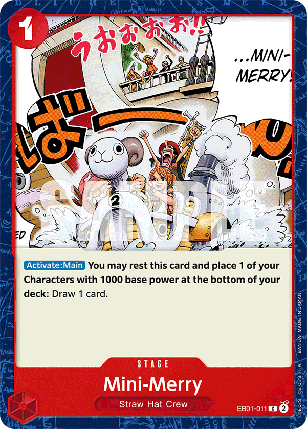 Mini-Merry EB01-011 One Piece TCG