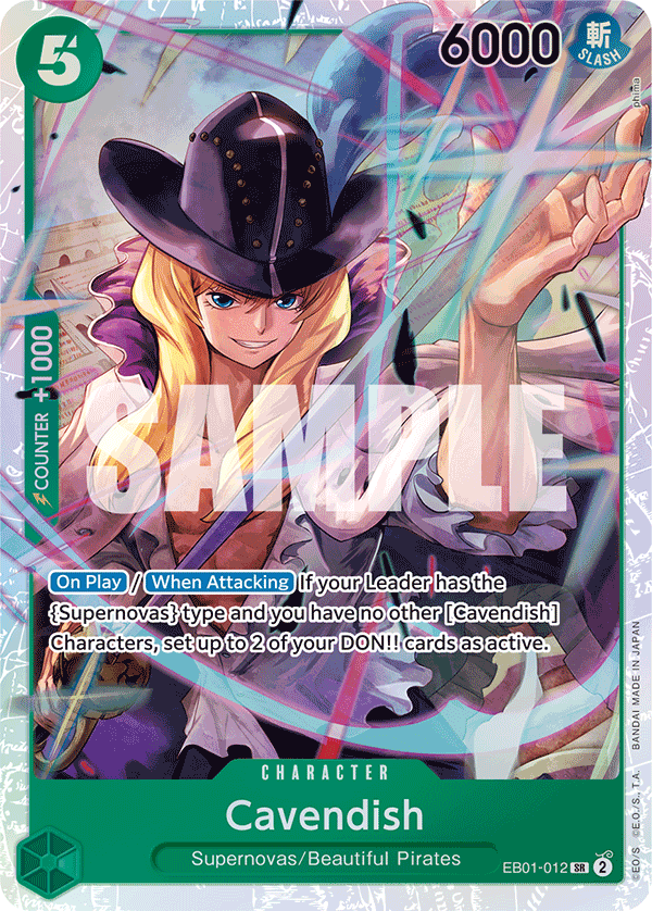 Cavendish EB01-012 One Piece TCG