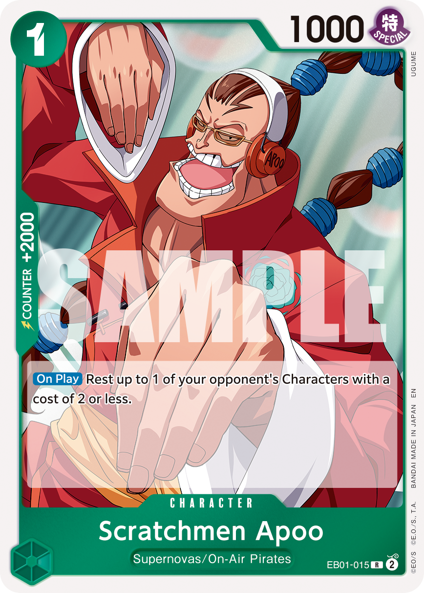 Scratchmen Apoo - EB01-015 (Reprint) EB01-015_r1 One Piece TCG