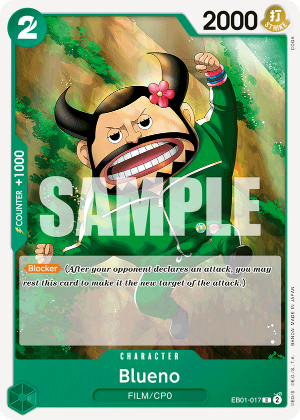 Blueno (017) EB01-017 One Piece TCG