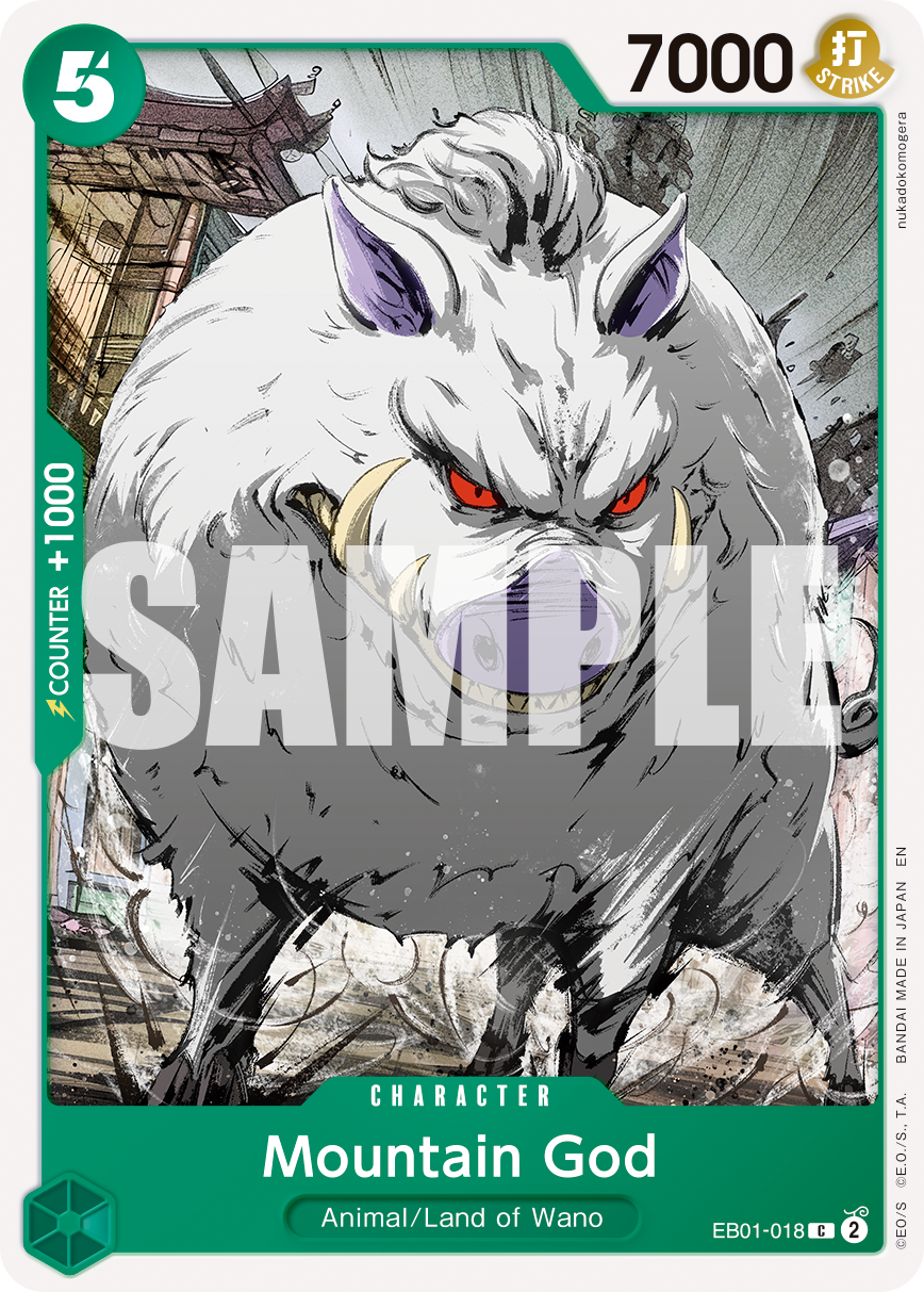 Mountain God (Pirate Foil) EB01-018_r1 One Piece TCG
