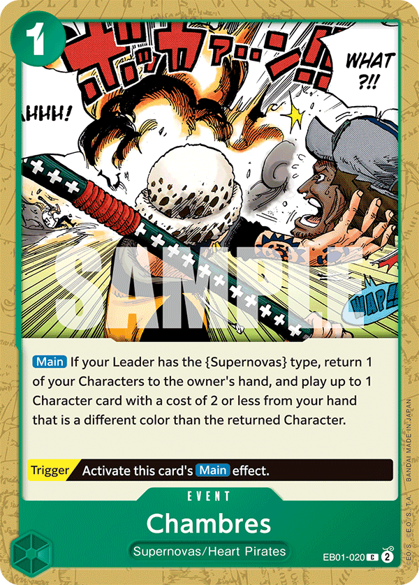 Chambres EB01-020 One Piece TCG