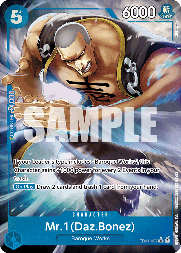 Mr. 1 (Daz.Bonez) (Alternate Art) EB01-027_p1 One Piece TCG