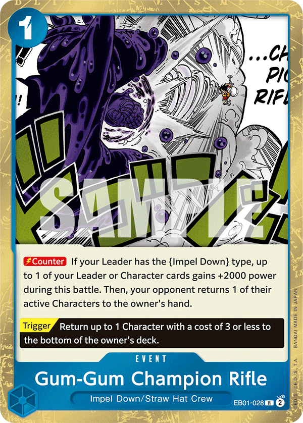 Gum-Gum Champion Rifle EB01-028 One Piece TCG