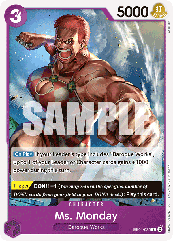 Ms. Monday EB01-035 One Piece TCG