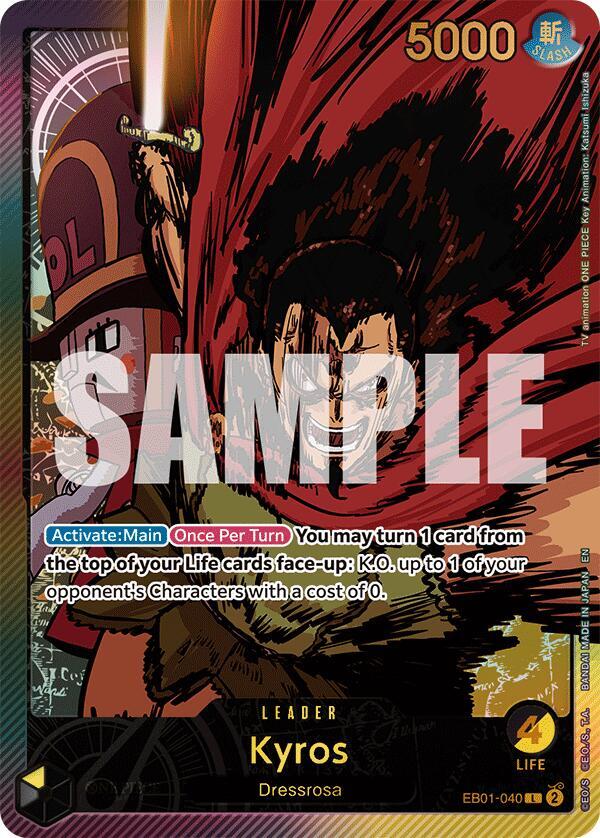 Kyros (SPR) EB01-040_p2 One Piece TCG