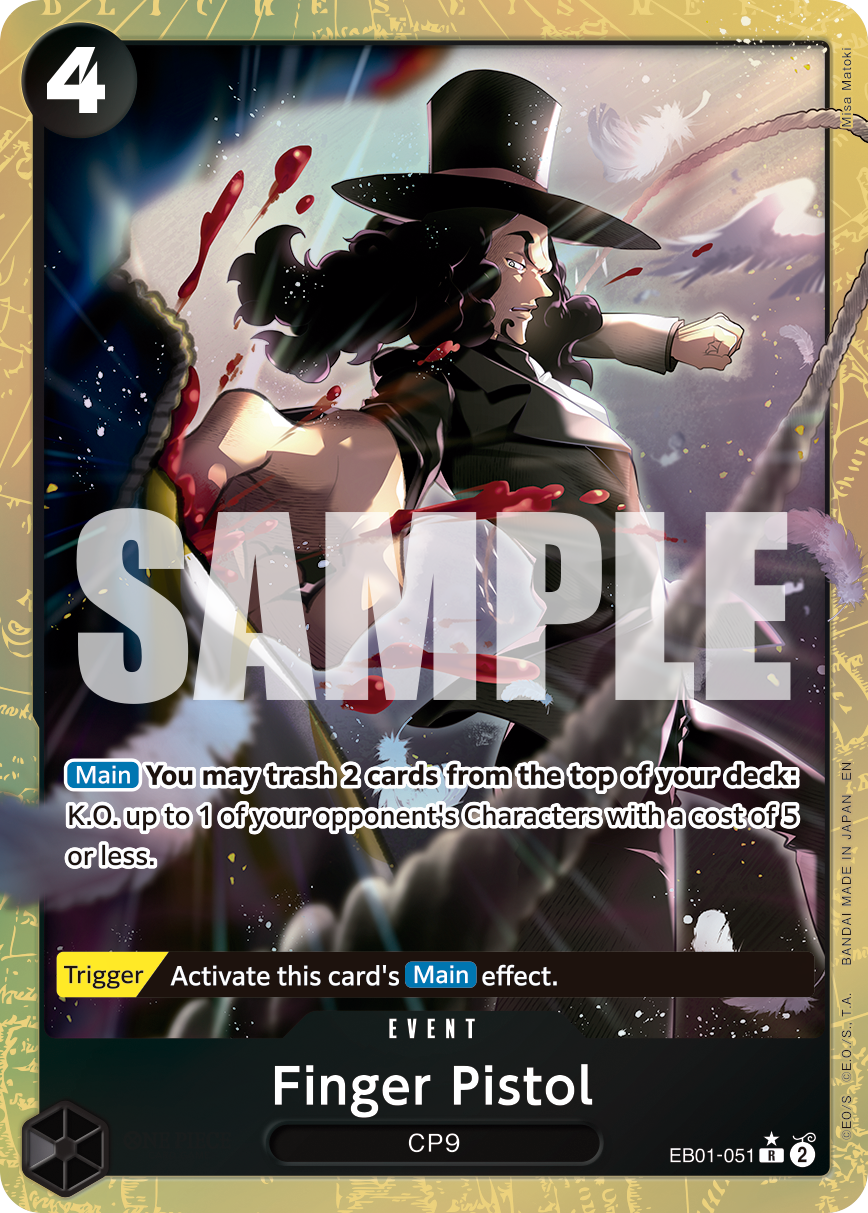 Finger Pistol (Alternate Art) EB01-051_p1 One Piece TCG