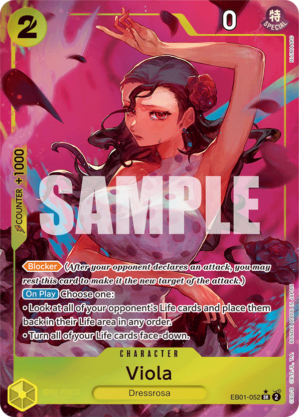 Viola (Alternate Art) EB01-052_p1 One Piece TCG