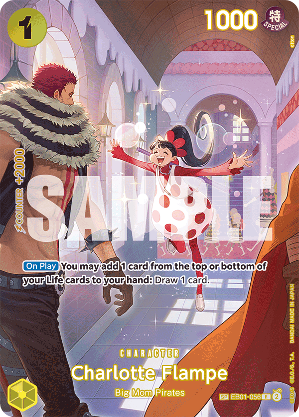 Charlotte Flampe (SP) EB01-056_p2 One Piece TCG