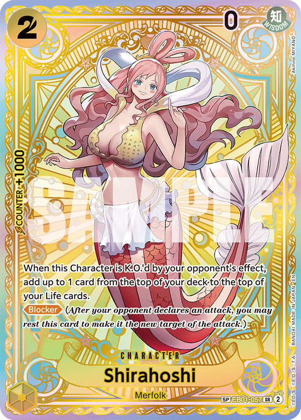 Shirahoshi (SP) EB01-057_p2 One Piece TCG