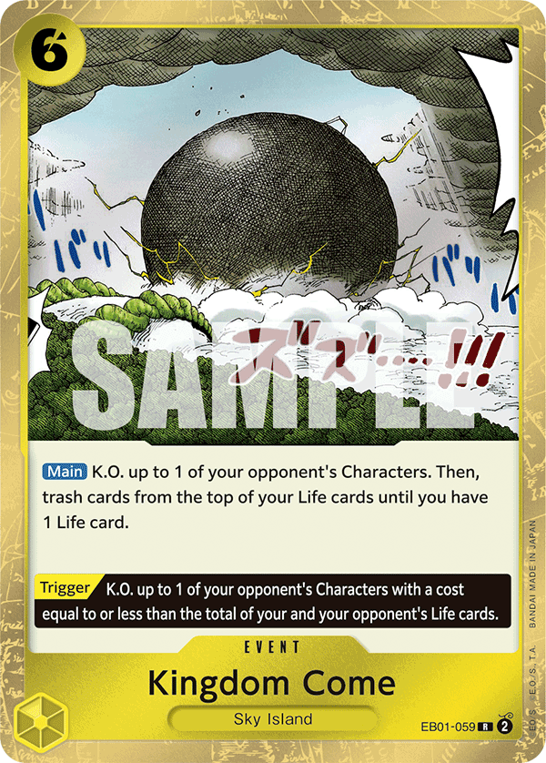 Kingdom Come EB01-059 One Piece TCG