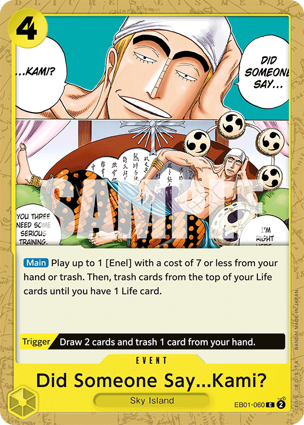Did Someone Say...Kami? EB01-060 One Piece TCG