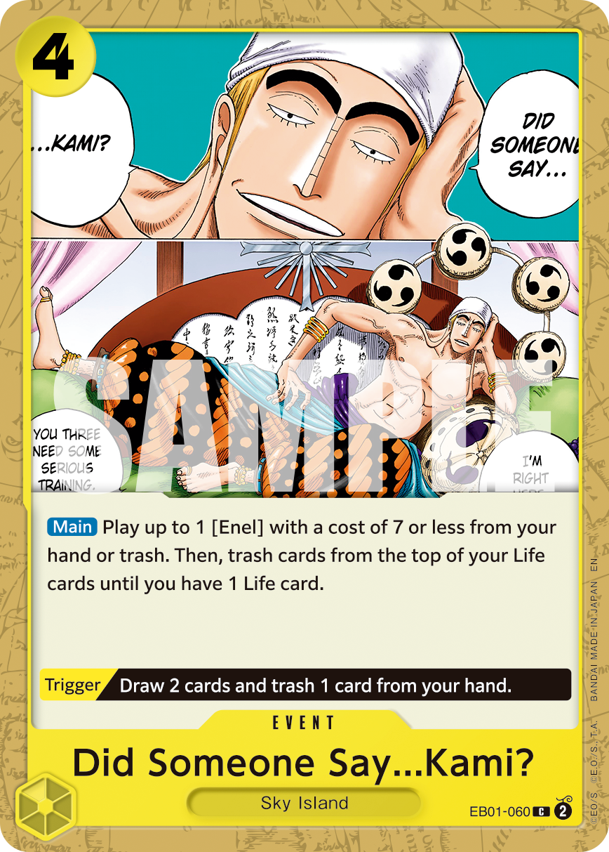 Did Someone Say...Kami? (Reprint) EB01-060_r1 One Piece TCG