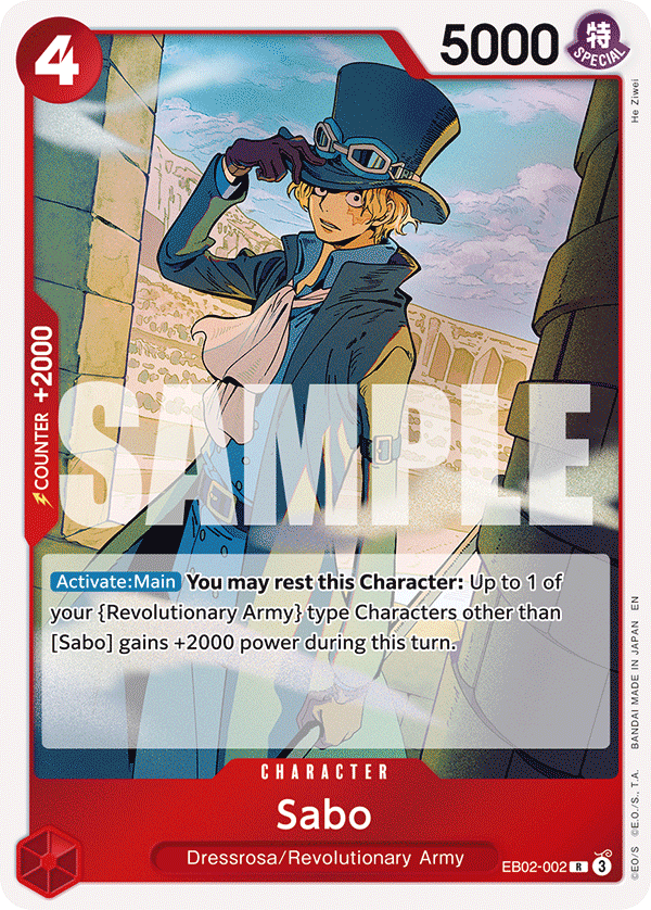 Sabo EB02-002 One Piece TCG