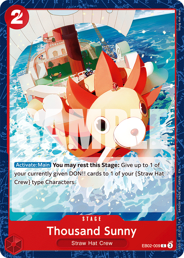 Thousand Sunny EB02-009 One Piece TCG