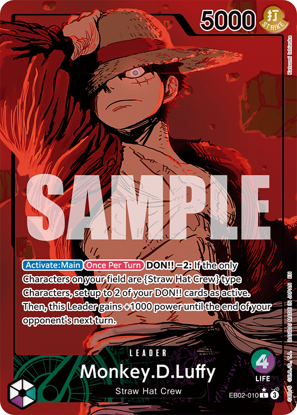 Monkey.D.Luffy (010) (Alternate Art) EB02-010_p1 One Piece TCG