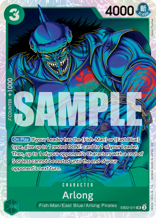 Arlong EB02-011 One Piece TCG