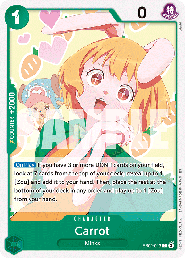 Carrot EB02-013 One Piece TCG