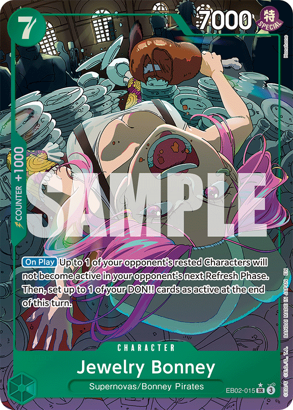Jewelry Bonney (Alternate Art) EB02-015_p1 One Piece TCG