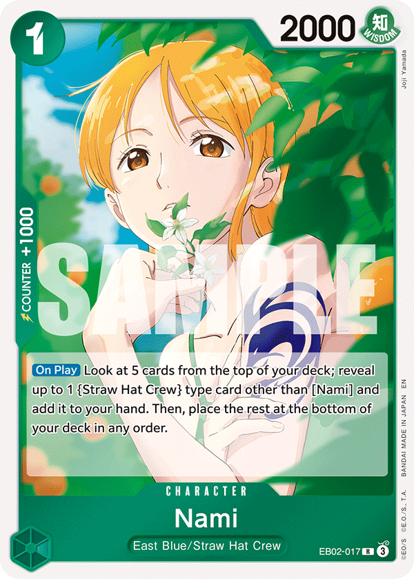 Nami EB02-017 One Piece TCG