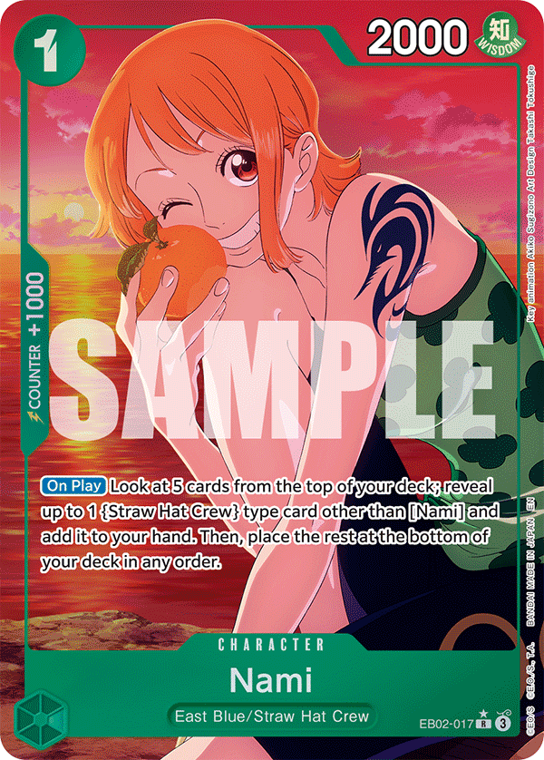 Nami (Alternate Art) EB02-017_p1 One Piece TCG