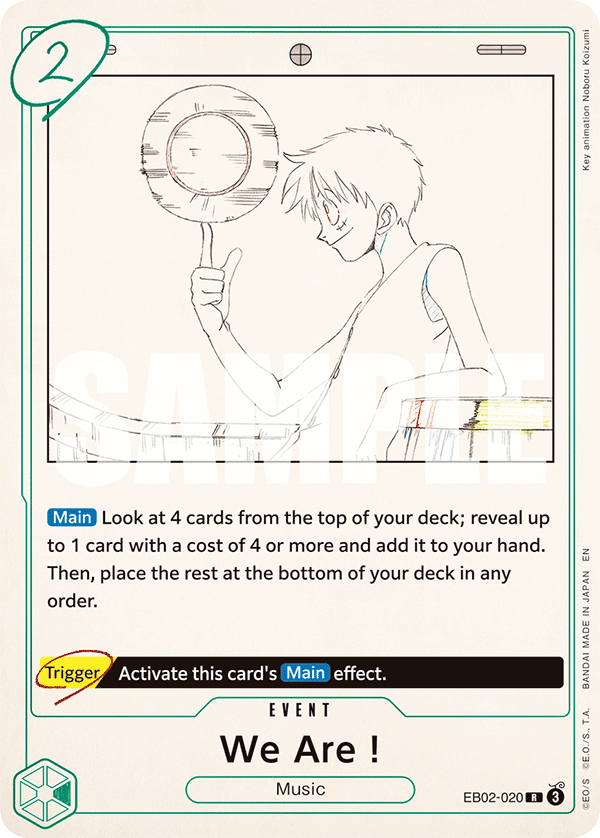 We Are! EB02-020 One Piece TCG