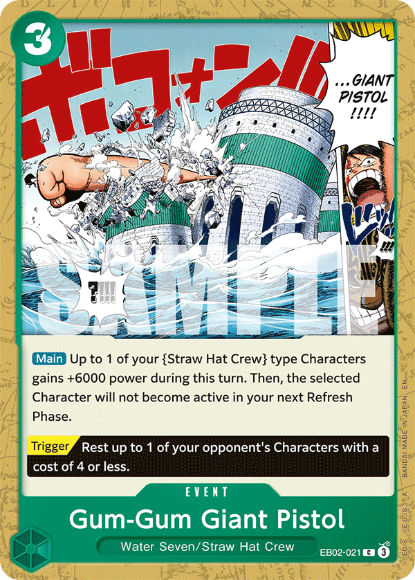 Gum-Gum Giant Pistol EB02-021 One Piece TCG
