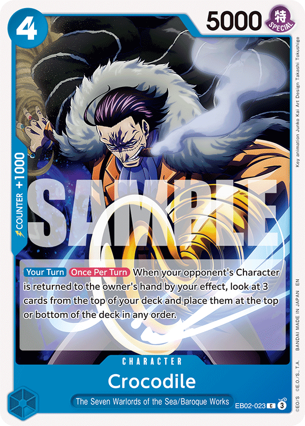 Crocodile EB02-023 One Piece TCG