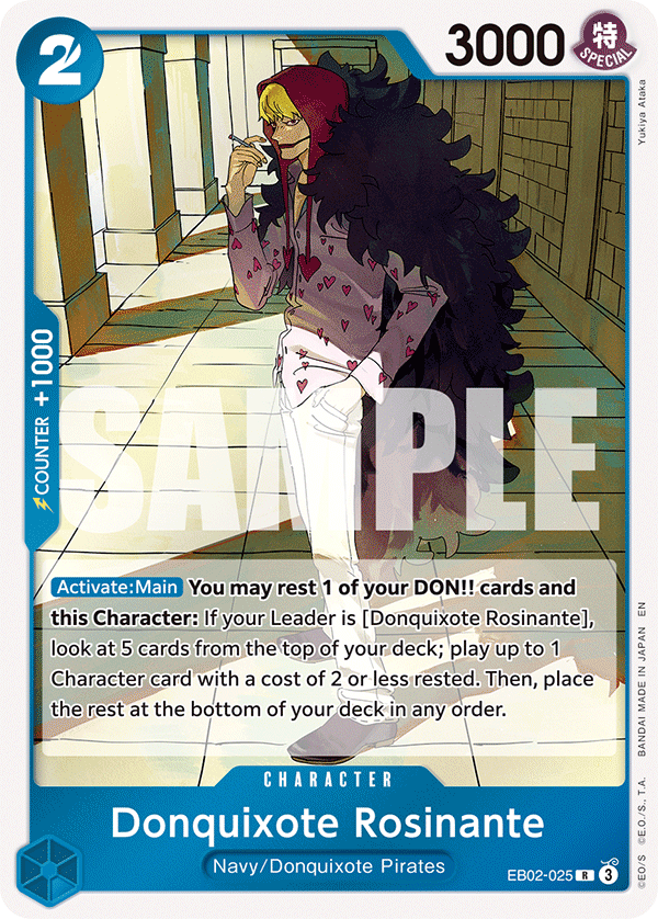 Donquixote Rosinante EB02-025 One Piece TCG