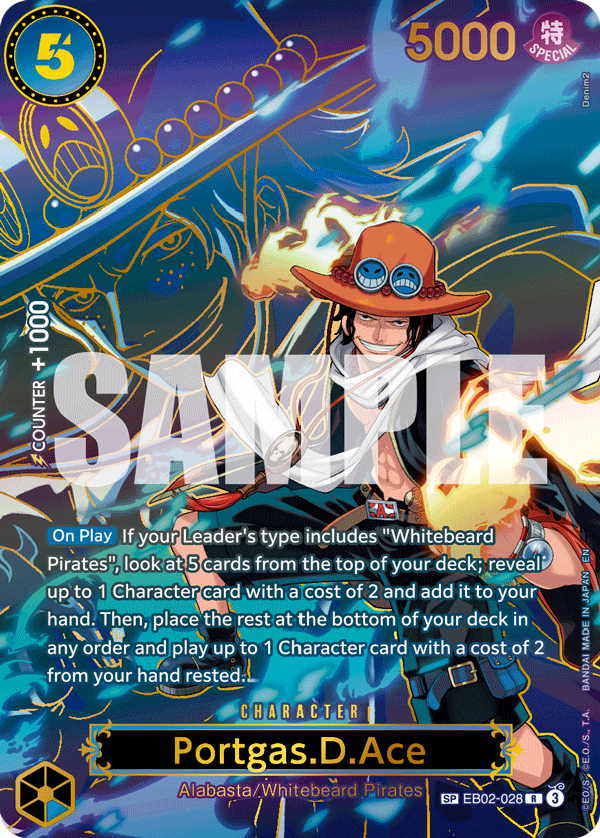 Portgas.D.Ace - EB02-028 (SP) EB02-028_p1 One Piece TCG