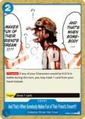 And That's When Somebody Makes Fun of Their Friend's Dream!!!! EB02-030 One Piece TCG