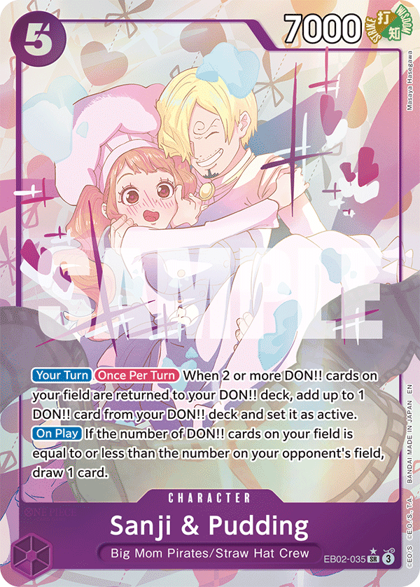 Sanji & Pudding (Alternate Art) EB02-035_p1 One Piece TCG