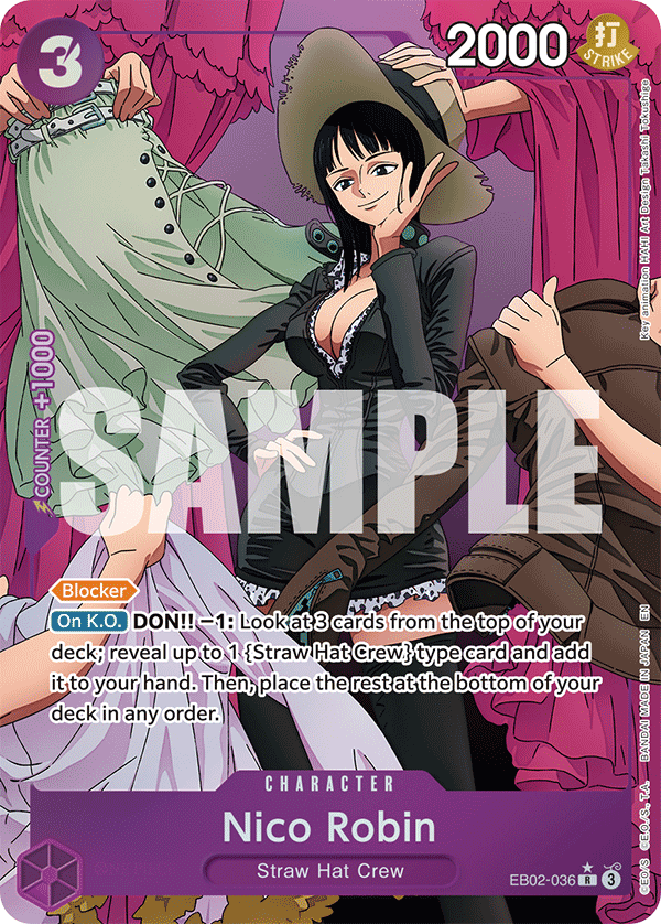Nico Robin (Alternate Art) EB02-036_p1 One Piece TCG