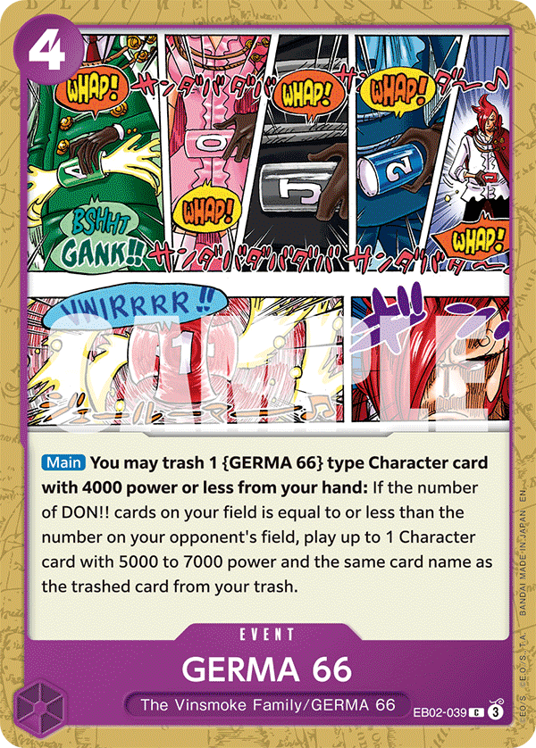GERMA 66 EB02-039 One Piece TCG