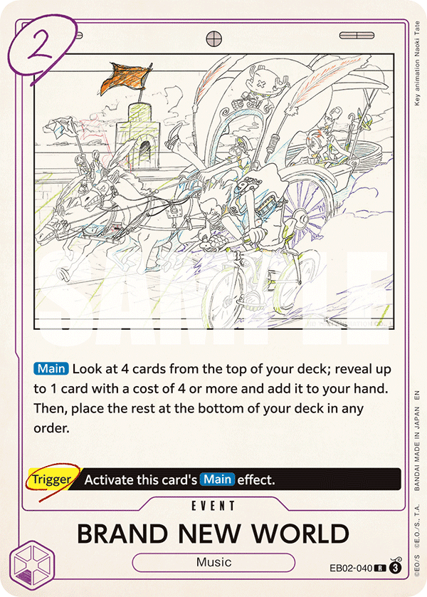 BRAND NEW WORLD EB02-040 One Piece TCG