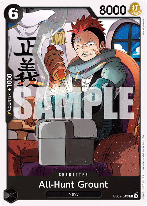 All-Hunt Grount EB02-042 One Piece TCG
