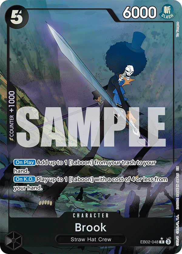 Brook (Alternate Art) EB02-048_p1 One Piece TCG