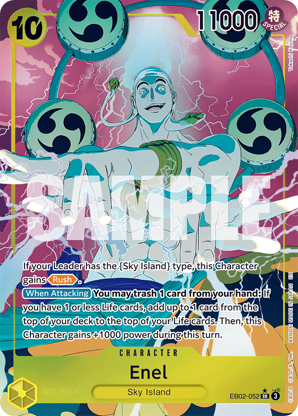 Enel (Alternate Art) EB02-052_p1 One Piece TCG