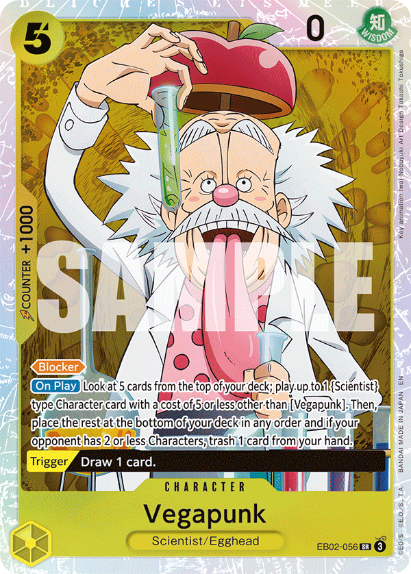 Vegapunk EB02-056 One Piece TCG