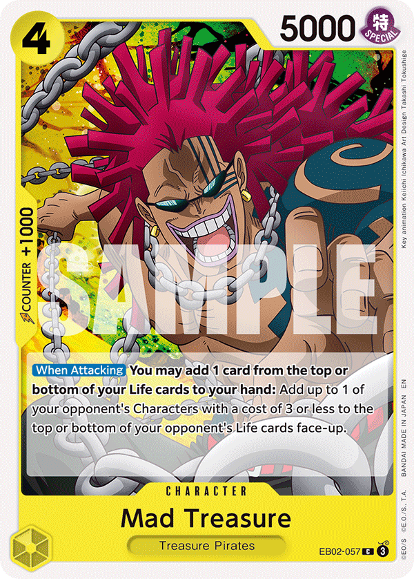 Mad Treasure EB02-057 One Piece TCG