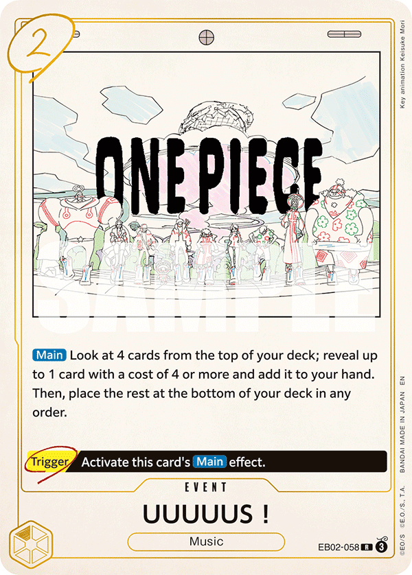 UUUUUS! EB02-058 One Piece TCG
