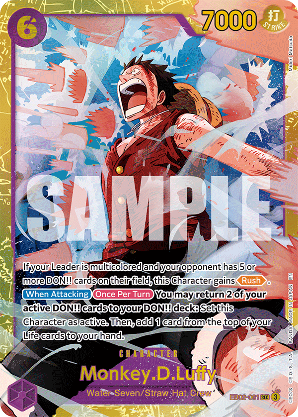 Monkey.D.Luffy (061) EB02-061 One Piece TCG