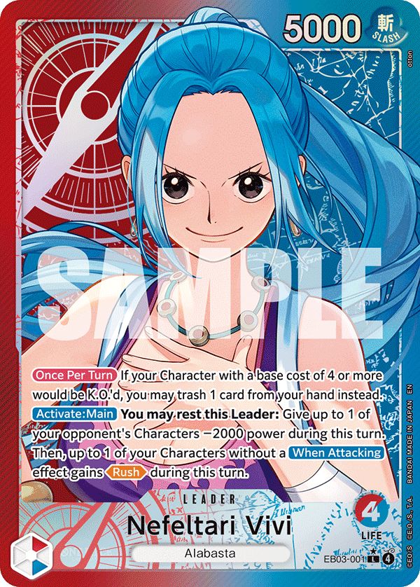 Nefeltari Vivi (001) (Alternate Art) EB03-001_p1 One Piece TCG