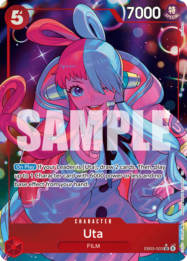 Uta (003) (Alternate Art) EB03-003_p1 One Piece TCG