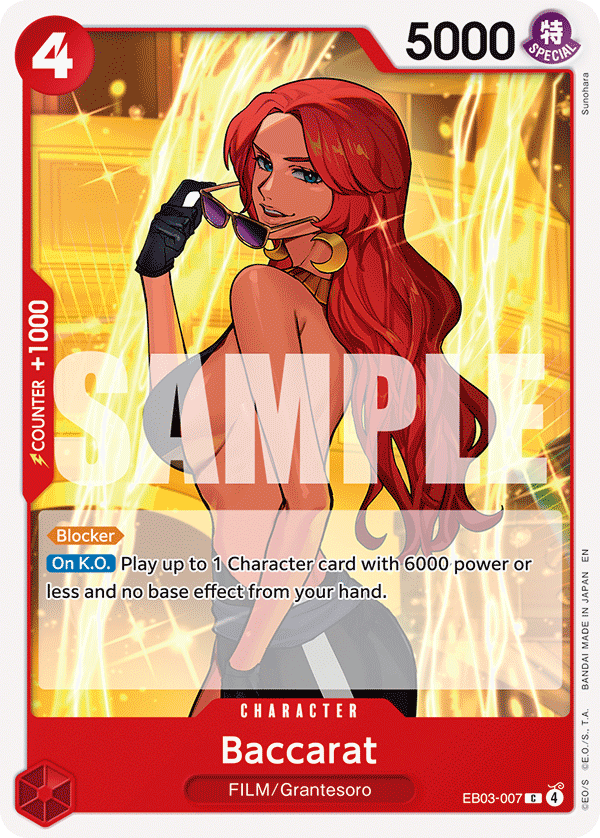 Baccarat EB03-007 One Piece TCG