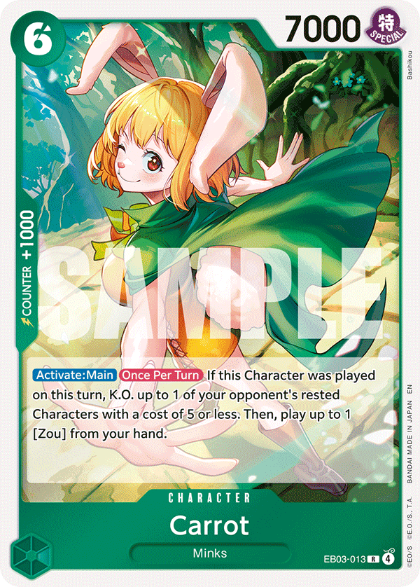 Carrot EB03-013 One Piece TCG